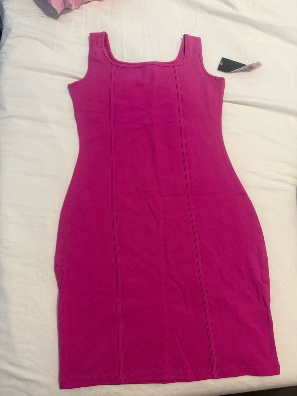 Target Pink Fitted Tank Mini Dress